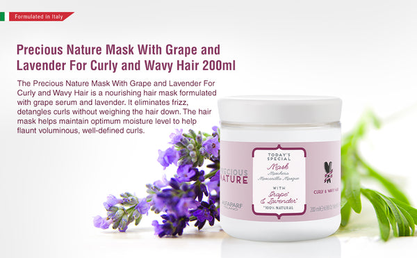 Alfaparf Milano Precious Nature Mask With Grape And Lavender 200ml / 500ml - Afro Hair Boutique