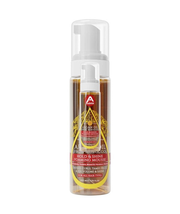 Allored Beauty  Argan Oil From Morocco Hold And Shine Foaming Mousse