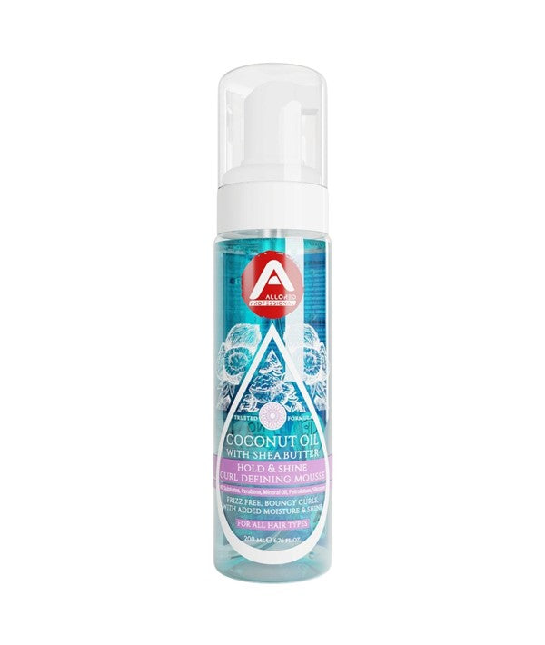 Allored Beauty  Coconut Oil With Shea Butter Hold N Shine Curl Defining Mousse