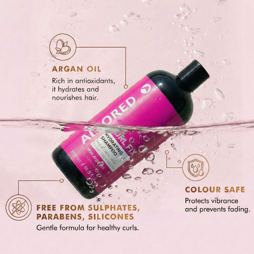 Allored Beauty  Curl Fix Hydrating Shampoo With Argan Oil