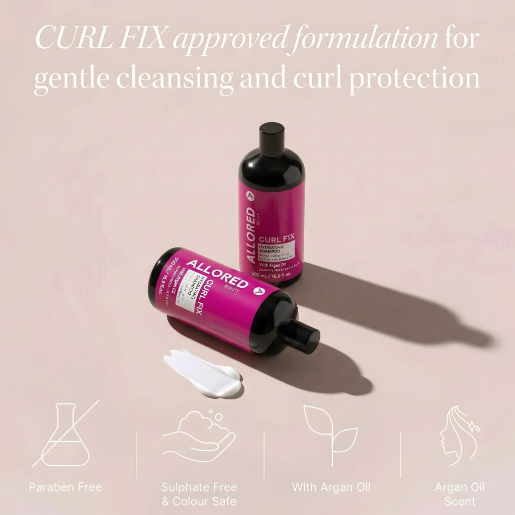 Allored Beauty  Curl Fix Hydrating Shampoo With Argan Oil