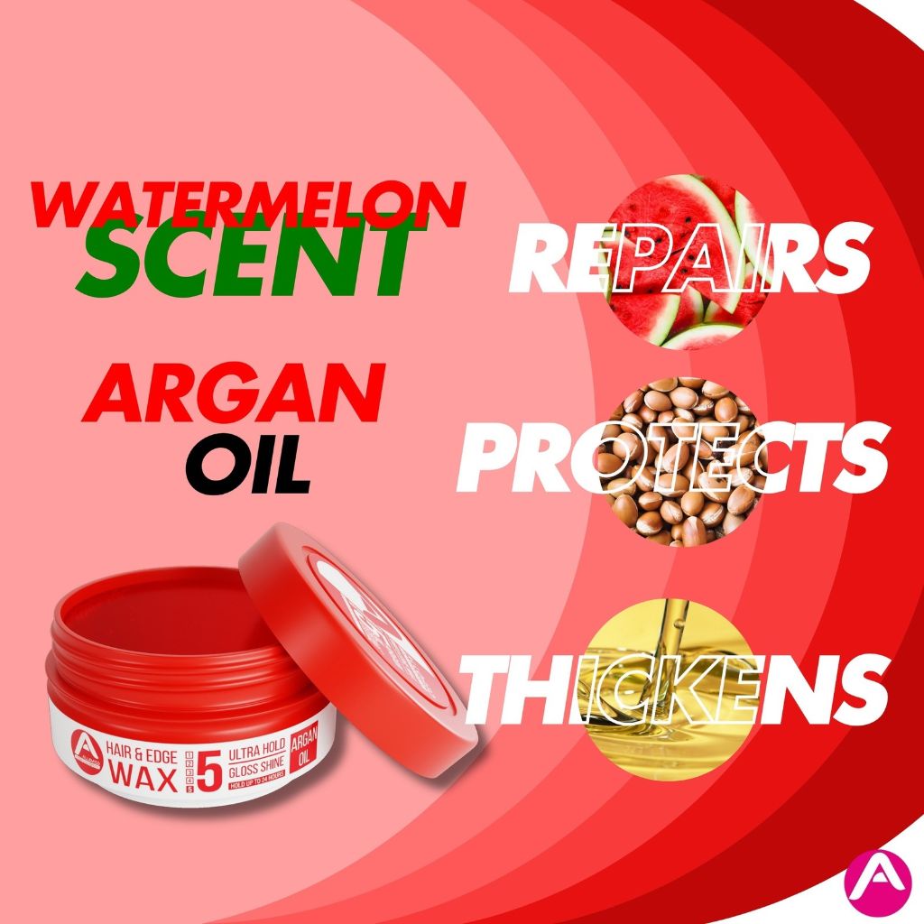 Allored Beauty  Hair And Edge Wax With Argan Oil Ultra Hold 5