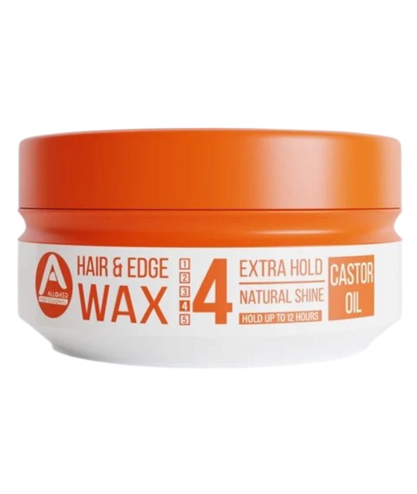 Allored Beauty  Hair And Edge Wax With Castor Oil Extra Hold 4