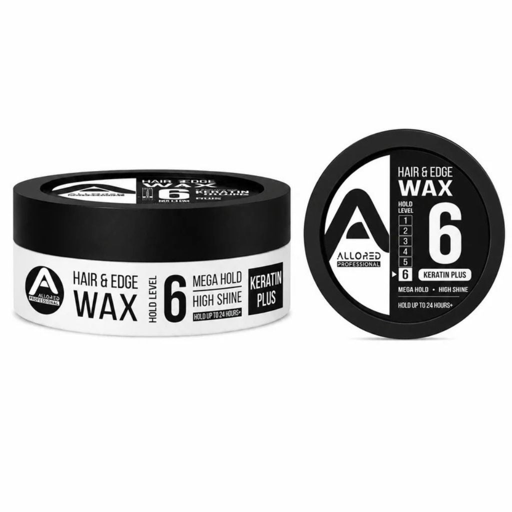 Allored Beauty  Hair And Edge Wax With Keratin Plus Mega Hold 6