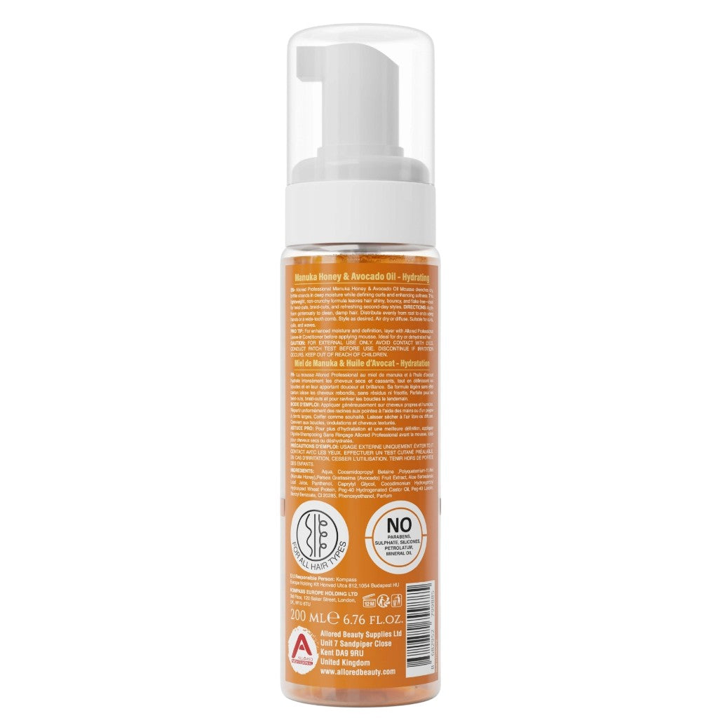 Allored Beauty  Manuka Honey With Avocado Oil Hydrating Mousse