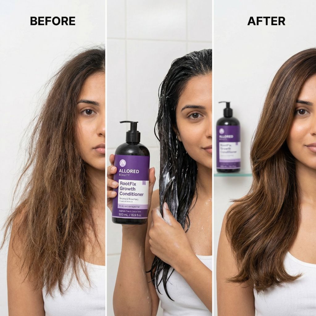 Allored Beauty  Root Fix Growth With Batana And Rosemary Conditioner