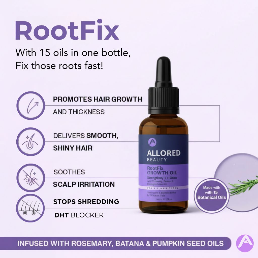Allored Beauty  Root Fix Growth With Batana And Rosemary Oil