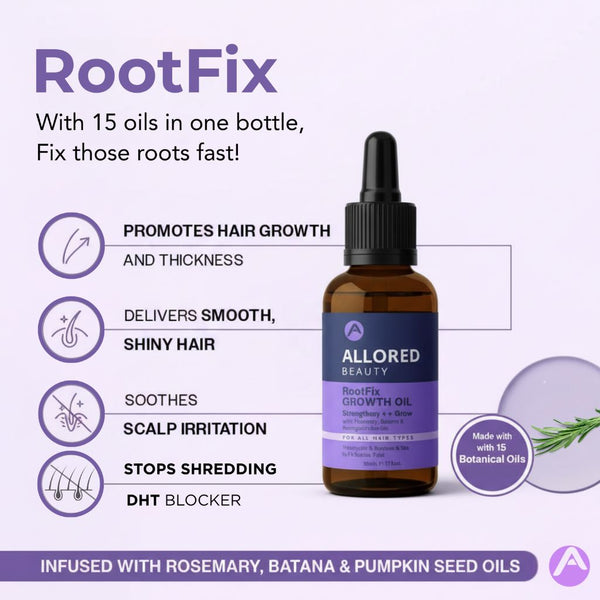 Allored Beauty  Root Fix Growth With Batana And Rosemary Oil
