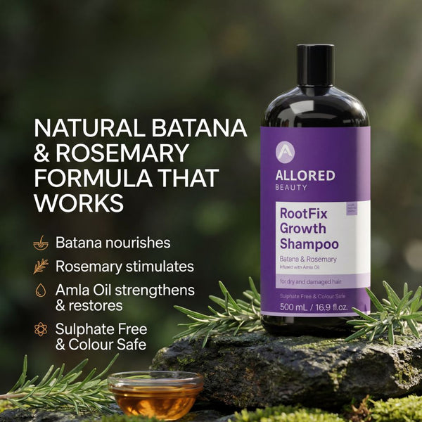 Allored Beauty  Root Fix Growth With Batana And Rosemary Shampoo