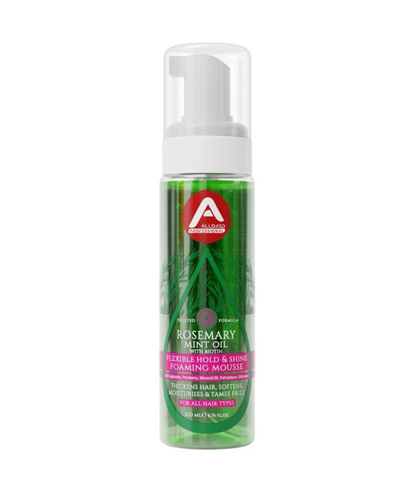 Allored Beauty  Rosemary Mint Oil Flexible Hold N Shine Foaming Mousse