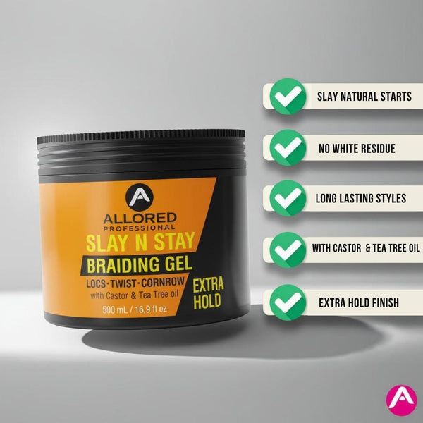 Allored Beauty  Slay N Stay Braiding Gel Extra Hold