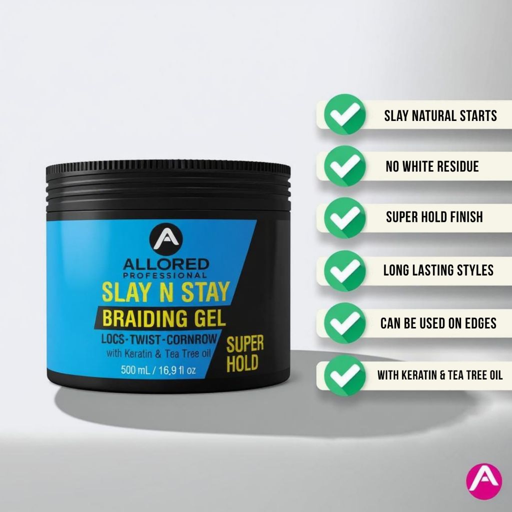 Allored Beauty  Slay N Stay Braiding Gel Super Hold