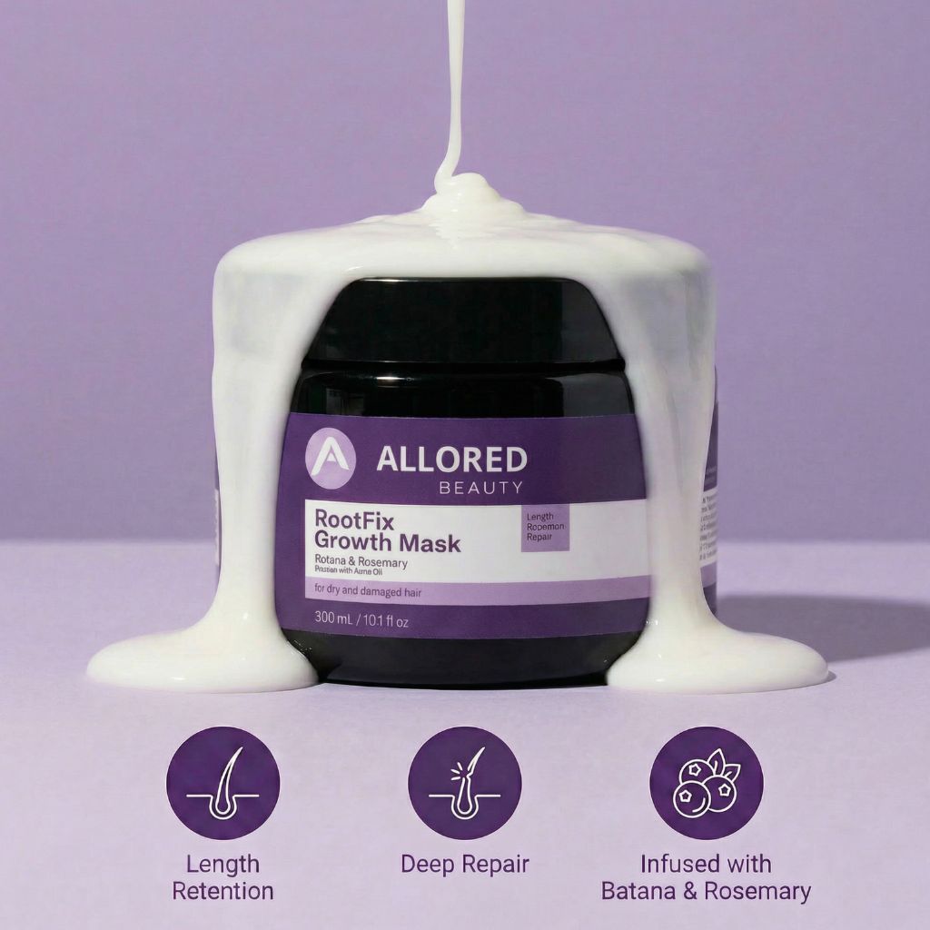 Allored Beauty  Root Fix Growth With Batana And Rosemary Mask