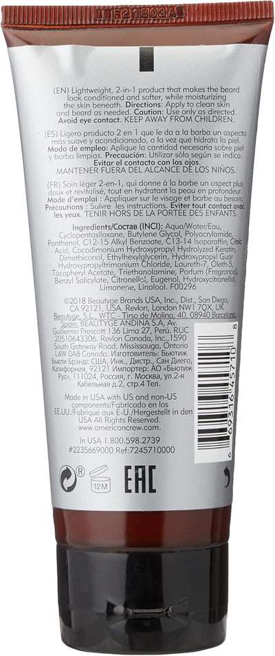 American Crew 2In1 Skin Moisturizer And Beard Conditioner 100ml