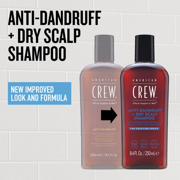 American Crew Anti-Dandruff + Dry Scalp Shampoo 250ml - Afro Hair Boutique