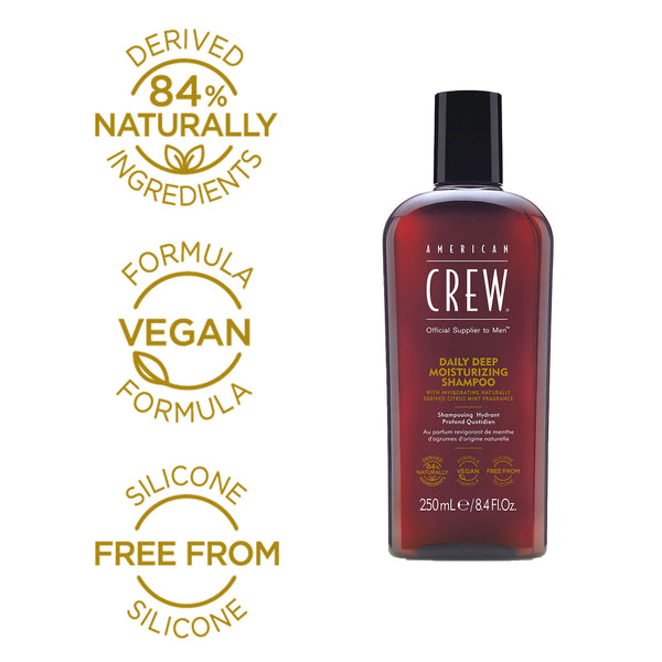 American Crew Daily Deep Moisturizing Shampoo 250ml / 450ml / 1L - Afro Hair Boutique