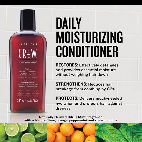American Crew Daily Moisturizing Conditioner 250ml , 450ml / 1000ml - Afro Hair Boutique