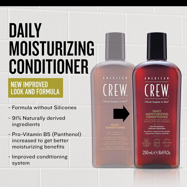 American Crew Daily Moisturizing Conditioner 250ml , 450ml / 1000ml - Afro Hair Boutique
