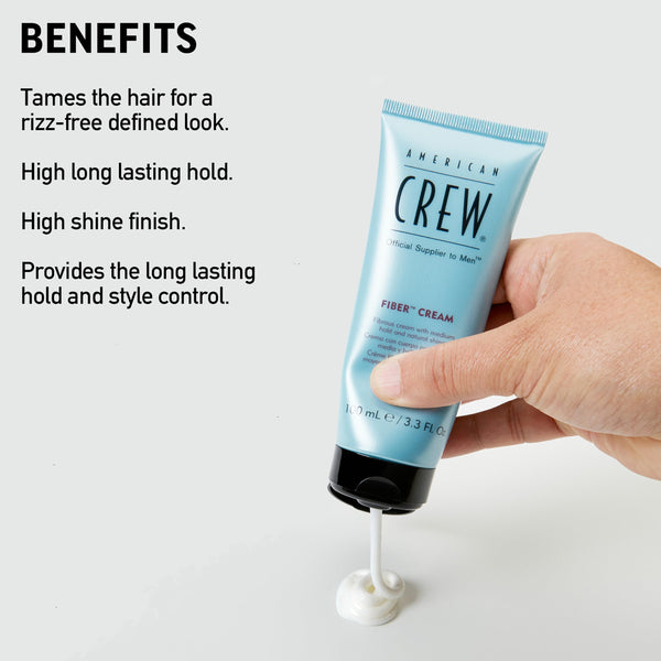 American Crew Fiber Cream with Medium Hold & Shine 100ml - Afro Hair Boutique