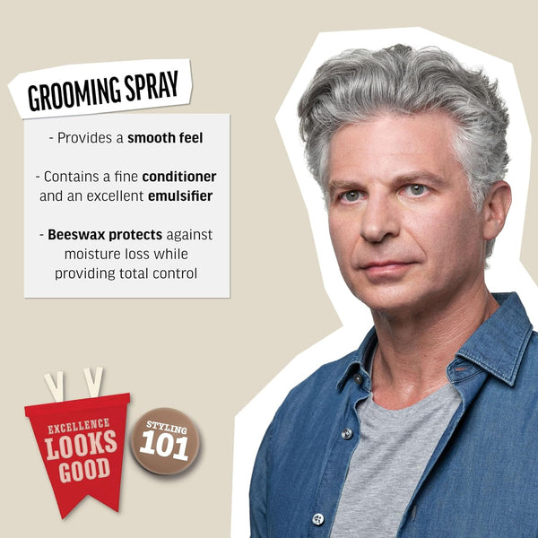 American Crew Men's Styling & Smooth Finishing Grooming Spray 250ml - Afro Hair Boutique