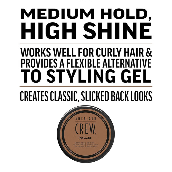 American Crew Pomade Medium Hold High Shine 85g