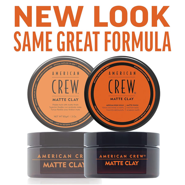 American Crew Texturising Matte Clay with Medium Hold & Low Shine 85g