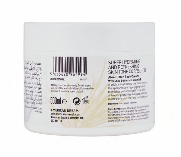 American Dream Aloe Butter Body Cream 500ml