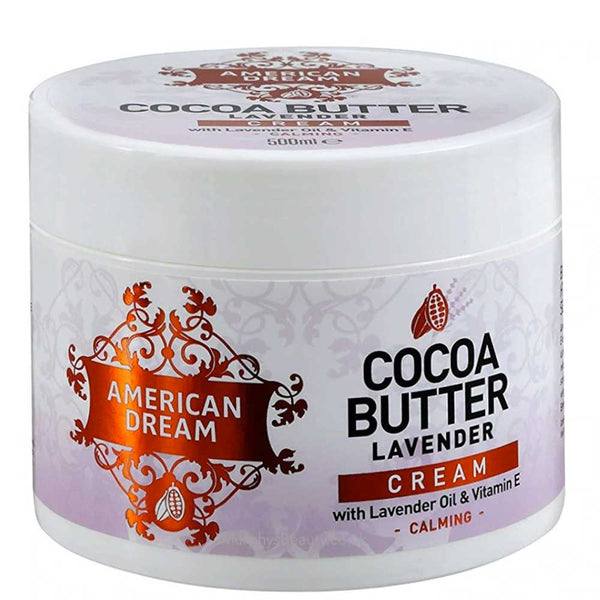 American Dream Cocoa Butter Cream With Lavender 500ml - Afro Hair Boutique