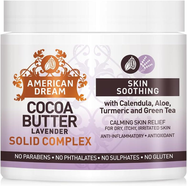 American Dream Cocoa Butter Lavender Solid Complex 56g / 113g - Afro Hair Boutique
