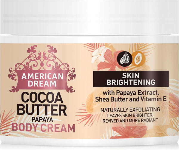 American Dream Cocoa Butter Papaya Body Cream 500ml - Afro Hair Boutique