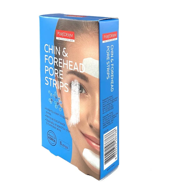 Purederm Chin And Forehead Pore 6 Strips - Afro Hair Boutique