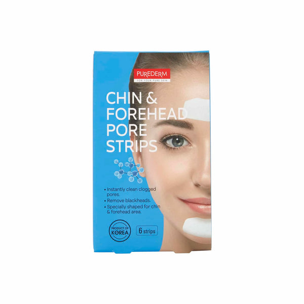 Purederm Chin And Forehead Pore 6 Strips - Afro Hair Boutique