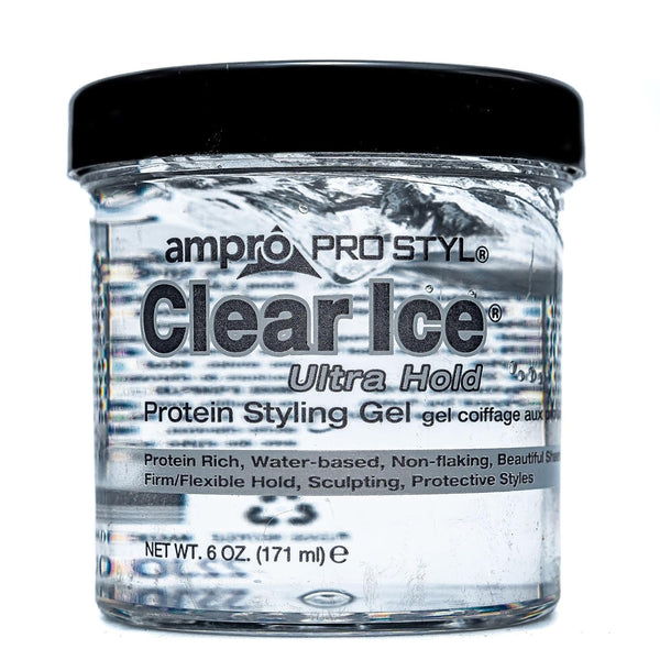 Ampro Pro Styl Clear Ice Protein Styling Gel Ultra Hold 171ml / 284ml - Afro Hair Boutique