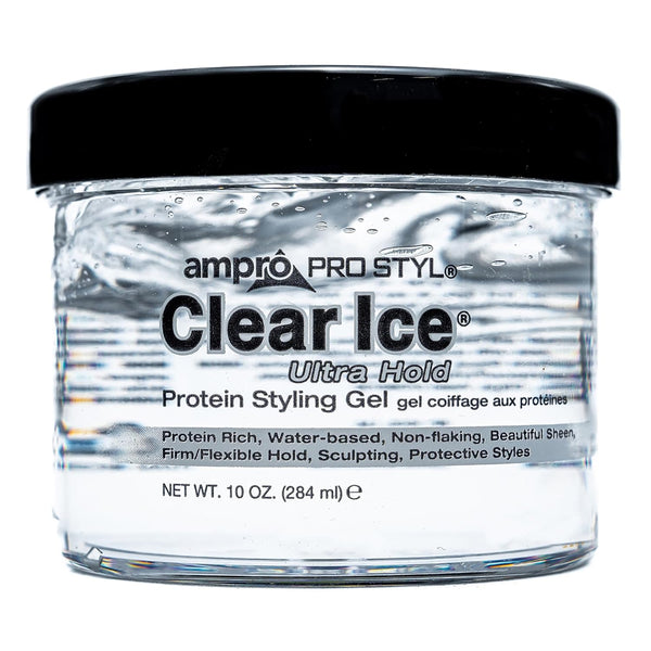 Ampro Pro Styl Clear Ice Protein Styling Gel Ultra Hold 171ml / 284ml - Afro Hair Boutique