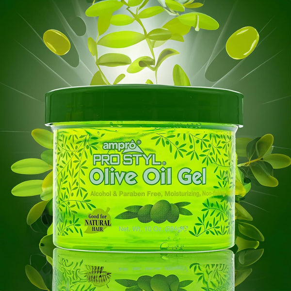 Ampro Pro Styl Olive Oil Styling Gel 284g - Afro Hair Boutique