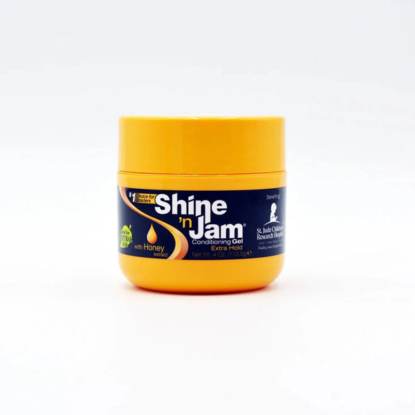 Ampro Shine N Jam Conditioning Gel Extra Hold With Honey Extract 227g-454g - Afro Hair Boutique