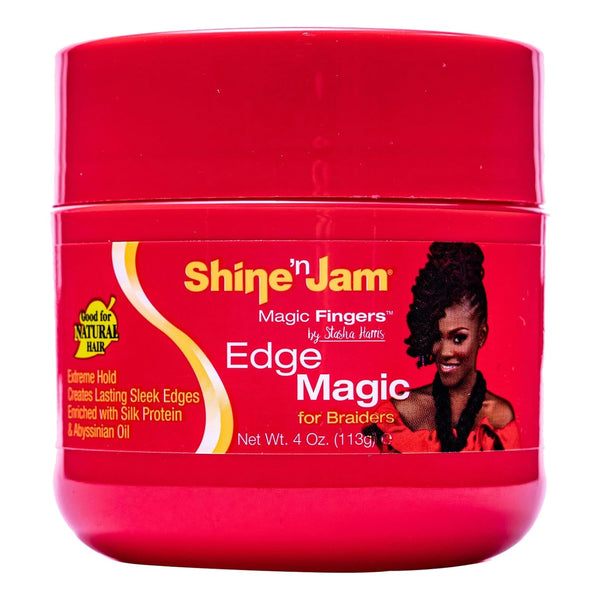 Ampro Shine 'N Jam Magic Fingers Edge Control Magic Extreme Hold Braiders 113g - Afro Hair Boutique