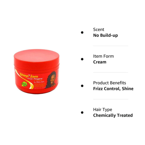 Ampro Shine N Jam Magic Fingers Edge Control Extreme Hold Braiders 227g / 454g - Afro Hair Boutique