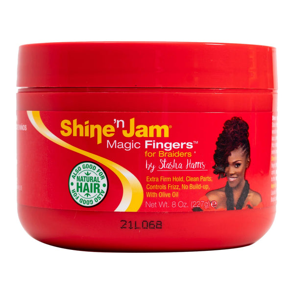 Ampro Shine N Jam Magic Fingers Edge Control Extreme Hold Braiders 227g / 454g - Afro Hair Boutique