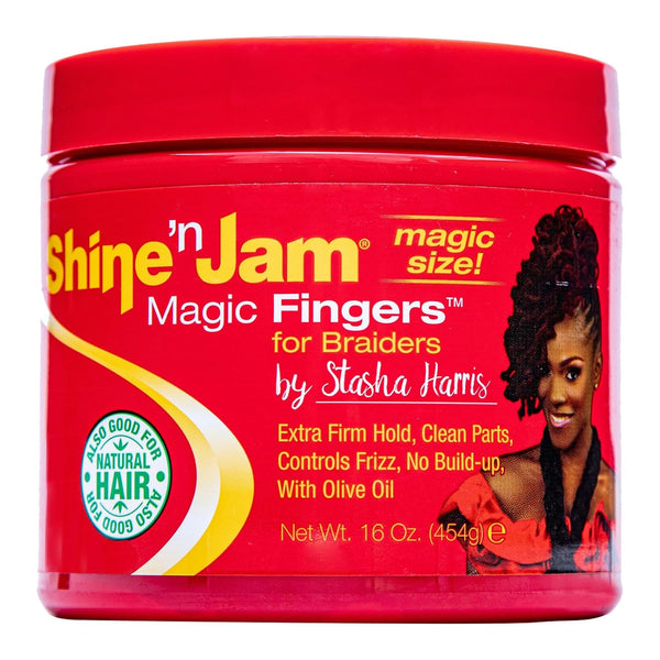 Ampro Shine N Jam Magic Fingers Edge Control Extreme Hold Braiders 227g / 454g - Afro Hair Boutique