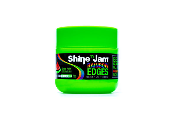 Ampro Shine N Jam Rainbow Edges Melon Slice Extra Hold & Shine 113.5g - Afro Hair Boutique