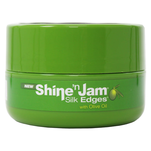 Ampro Shine N Jam Silk Edges With Olive Oil 227g - Afro Hair Boutique