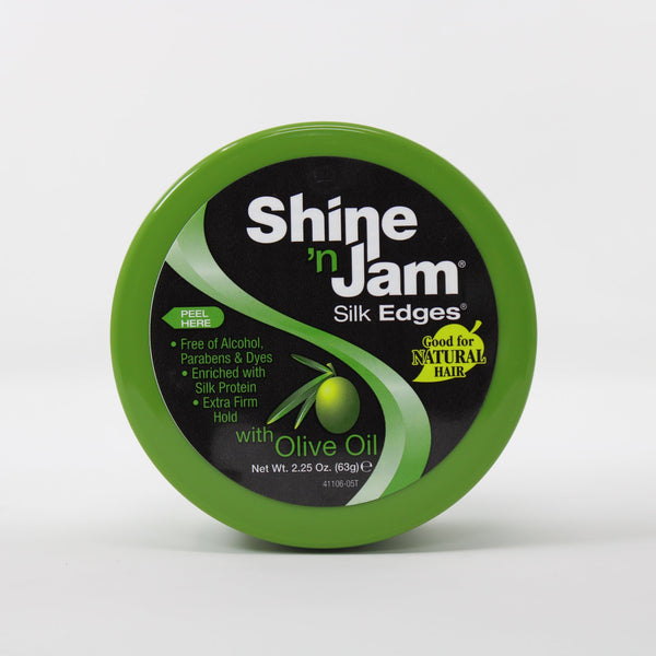 Ampro Shine N Jam Silk Edges With Olive Oil 227g - Afro Hair Boutique