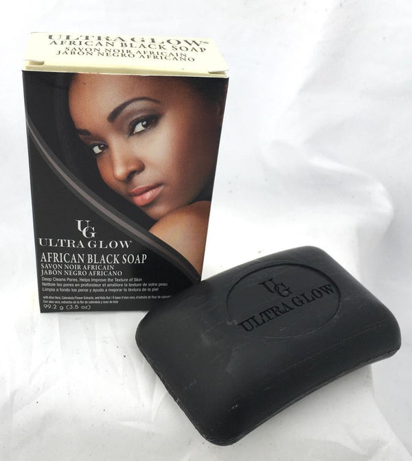 Ampro Ultra Glow African Black Soap 99.2g - Afro Hair Boutique