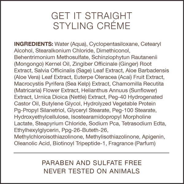 Andre Walker The Gold System Get It Straight Styling Creme 250ml