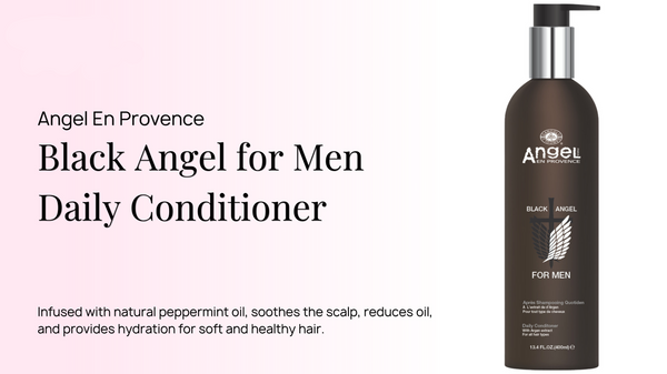 Angel En Provence Black Angel For Men Daily Conditoner 400ml - Afro Hair Boutique