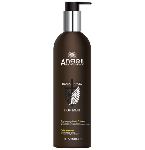Angel En Provence Black Angel For Men Daily Shampoo 400ml - Afro Hair Boutique