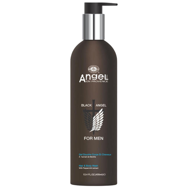 Angel En Provence Black Angel For Men Hair And Body Wash 400ml - Afro Hair Boutique