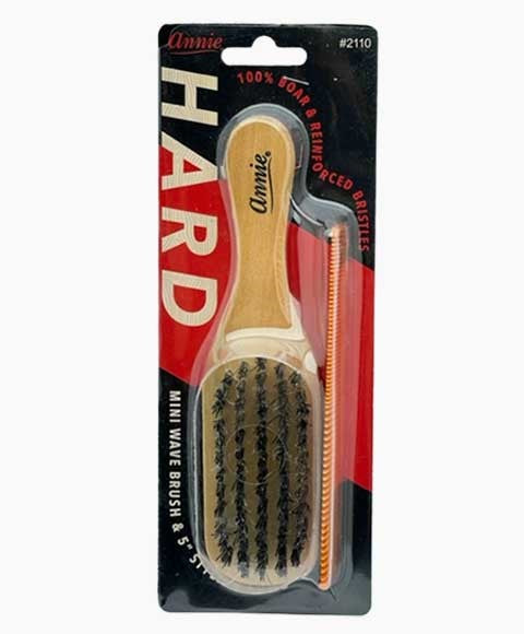 Annie  Hard Mini Wave Brush With 5 Styling Comb 2110