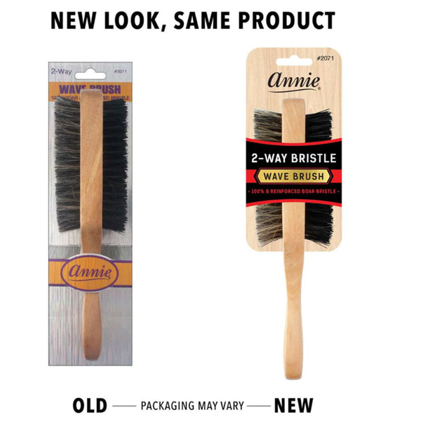 Annie  Boar Reinforced Bristle 2 Way Wave Brush 2071